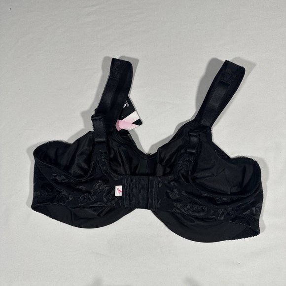 NWT Wacaol‎ [ 42DD US ] Awareness Underwire Bra in Black #6277 - Picture 9 of 13